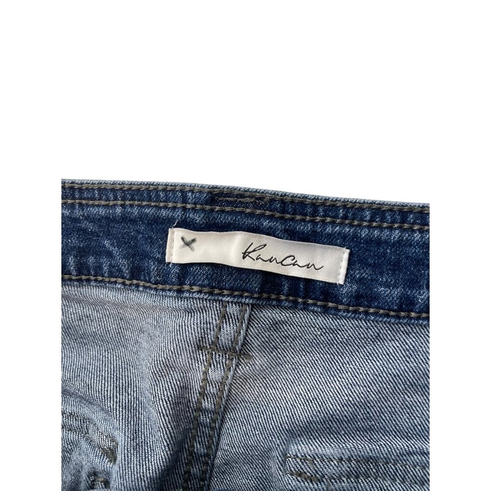 KanCan Womens Blue Denim Cargo Jeans W13/30 With Multiple Pockets & Relaxed Fit - Picture 5 of 10